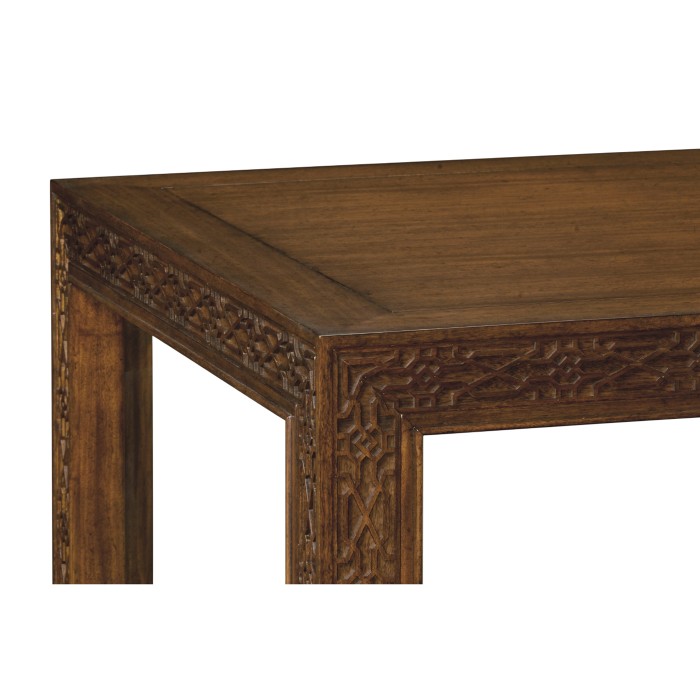 Antique Mahogany Parson Dining Table 80