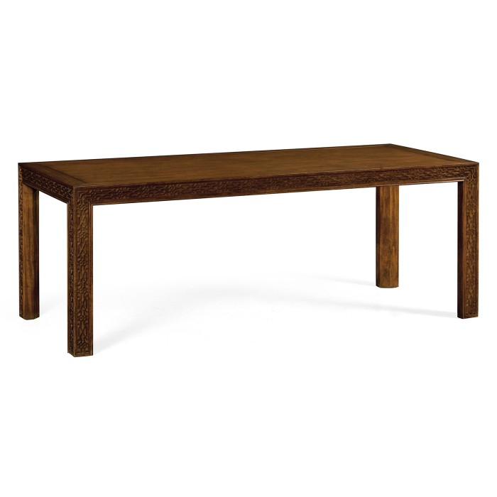 Antique Mahogany Parson Dining Table 80
