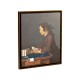 House of Cards Painting on a Honey Walnut Frame