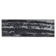 Rectangular Iron Console Table with a Black Marble Top