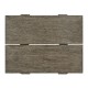 Small Rectangular Grey Stool