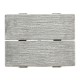 Small Rectangular Cloudy Grey Stool