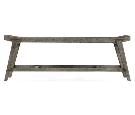 Rectangular Grey Bench