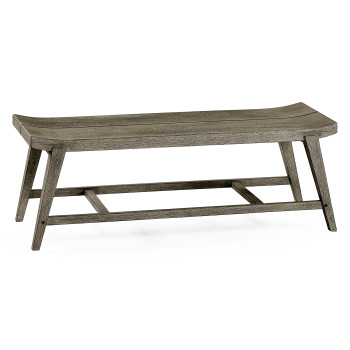 Rectangular Grey Bench