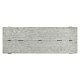 Rectangular Cloudy Grey Bench