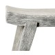 Rectangular Cloudy Grey Bench