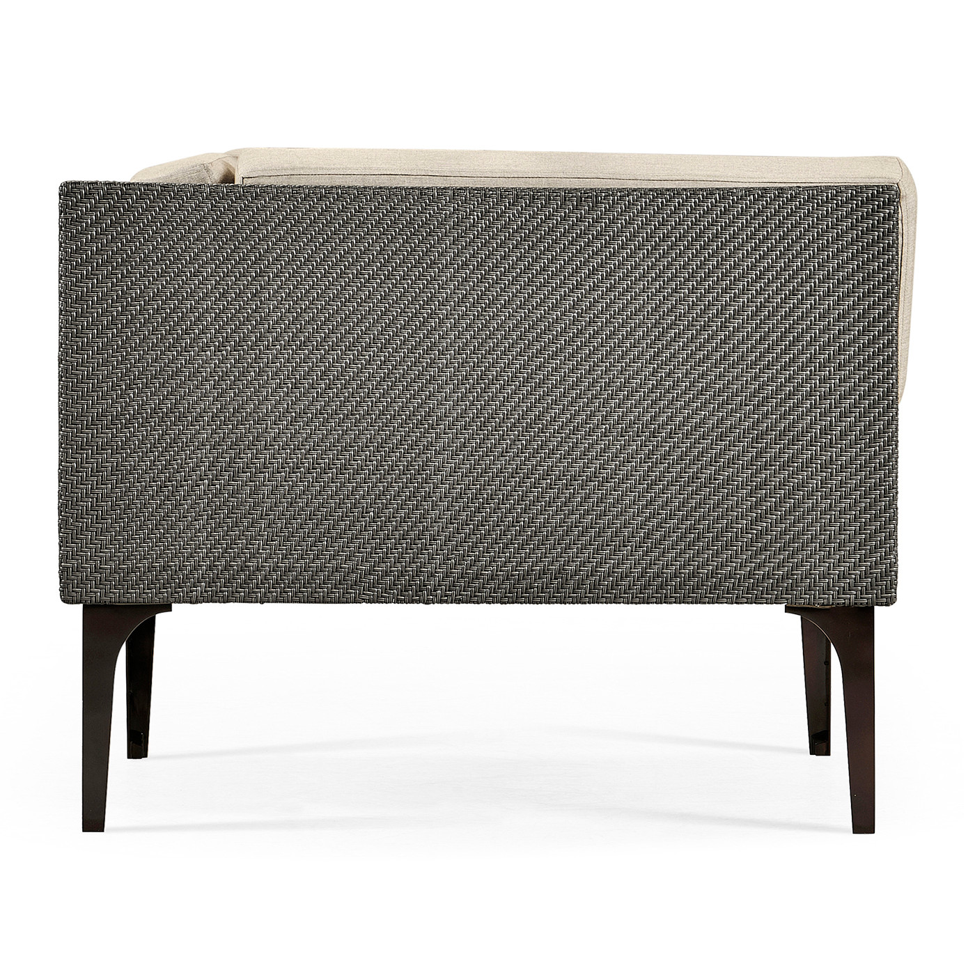 Dark Grey Rattan Corner Sofa Sectional 36