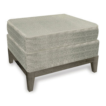 Rectangular Grey Ottoman Sectional 25