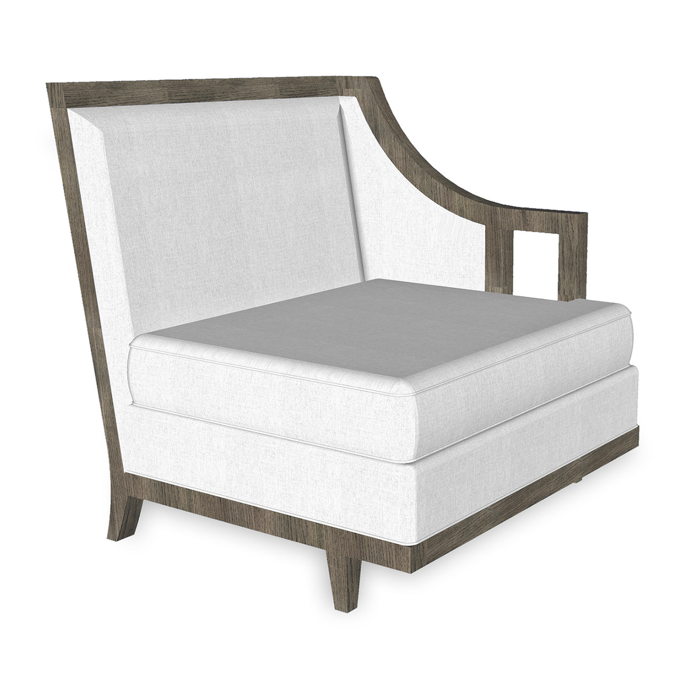 Grey & Dark Grey Rattan Left One-Seat Sofa Sectional 29