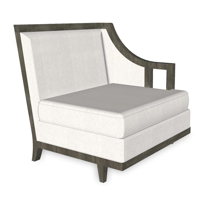 Grey & Dark Grey Rattan Left One-Seat Sofa Sectional 29