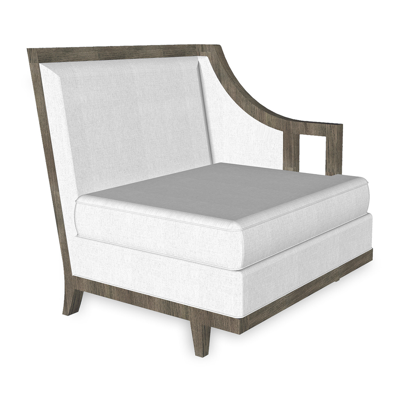 Grey & Tan Rattan Left One-Seat Sofa Sectional 29
