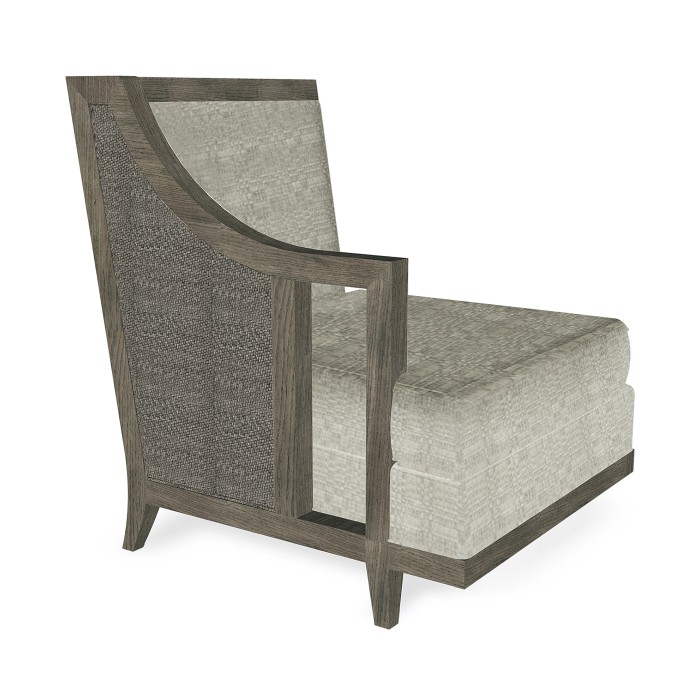 Grey & Dark Grey Rattan Right One-Seat Sofa Sectional 29