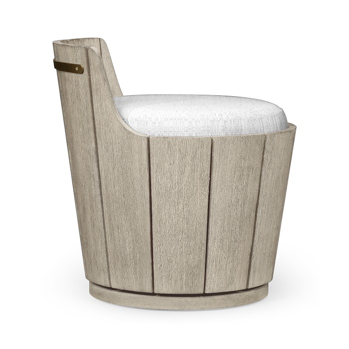 Swivel Navajo Sand Storage Bucket Stool