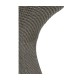 Round Dark Grey Rattan Dining Table with A Dark Marble Top 43