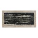 Rectangular Navajo Sand & Rattan Coffee Table with a Black Marble Top