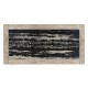 Rectangular Navajo Sand & Rattan Coffee Table with a Black Marble Top
