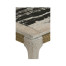 Rectangular Navajo Sand & Rattan Coffee Table with a Black Marble Top