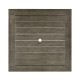 Square Grey & Rattan Dining Table 40