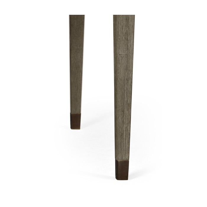 Square Grey & Rattan Dining Table 40