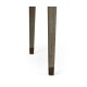 Square Grey & Rattan Dining Table 40