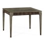 Square Grey & Rattan Dining Table 40