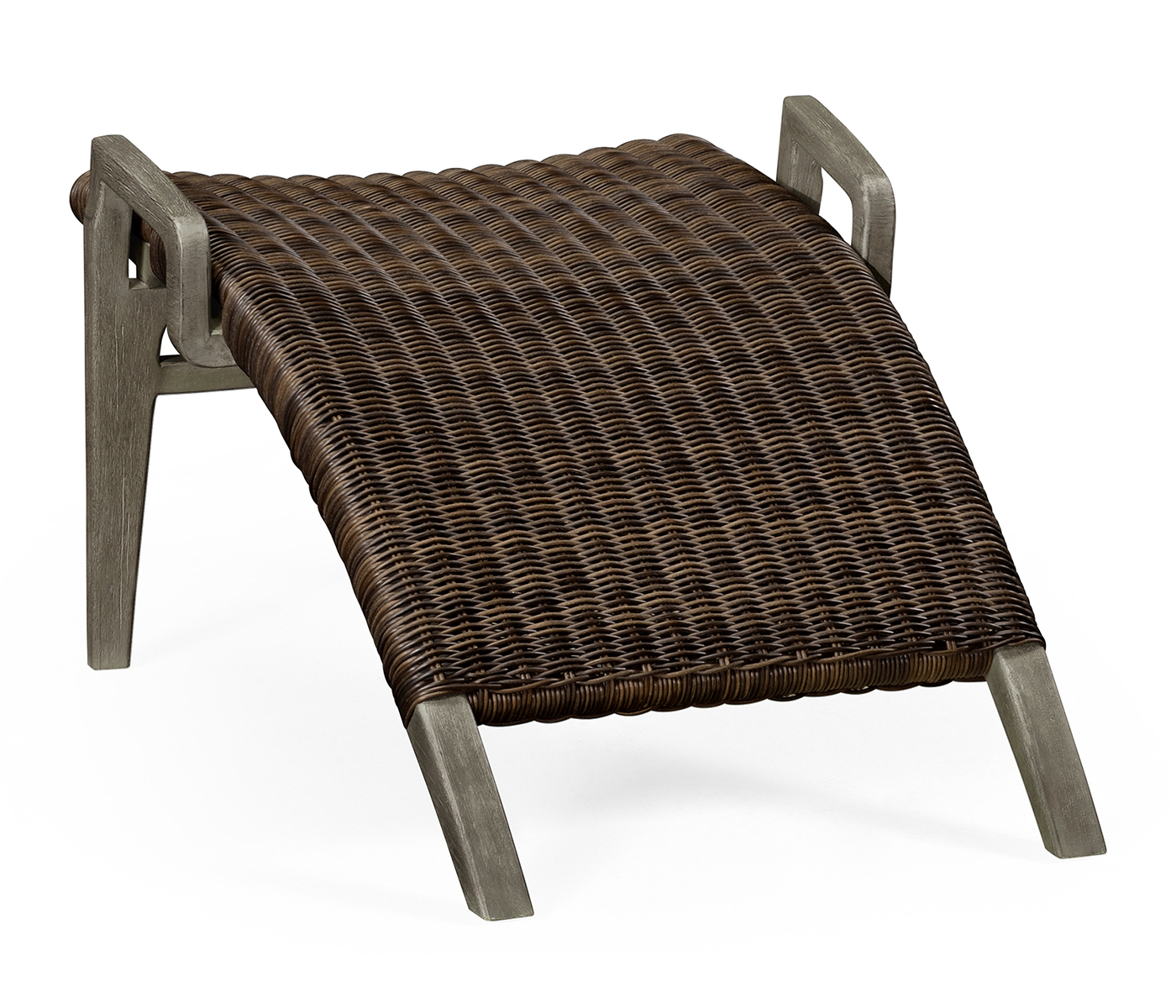 Foot Rest Only - Connects with Grey & Rattan Lounge Chair 550008-LGW