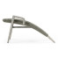 Foot Rest Only - Connects with Cloudy Grey & Rattan Lounge Chair 550008-PLG