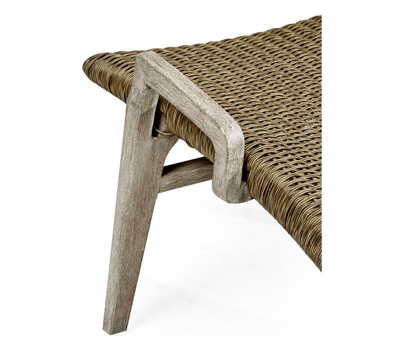 Foot Rest Only - Connects with Navajo Sand & Rattan Lounge Chair 550008-PNS