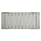 Rectangular Folding Cloudy Grey & Antique Brass Tray Console Table