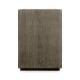 Square Grey End Table with a Light Marble Top