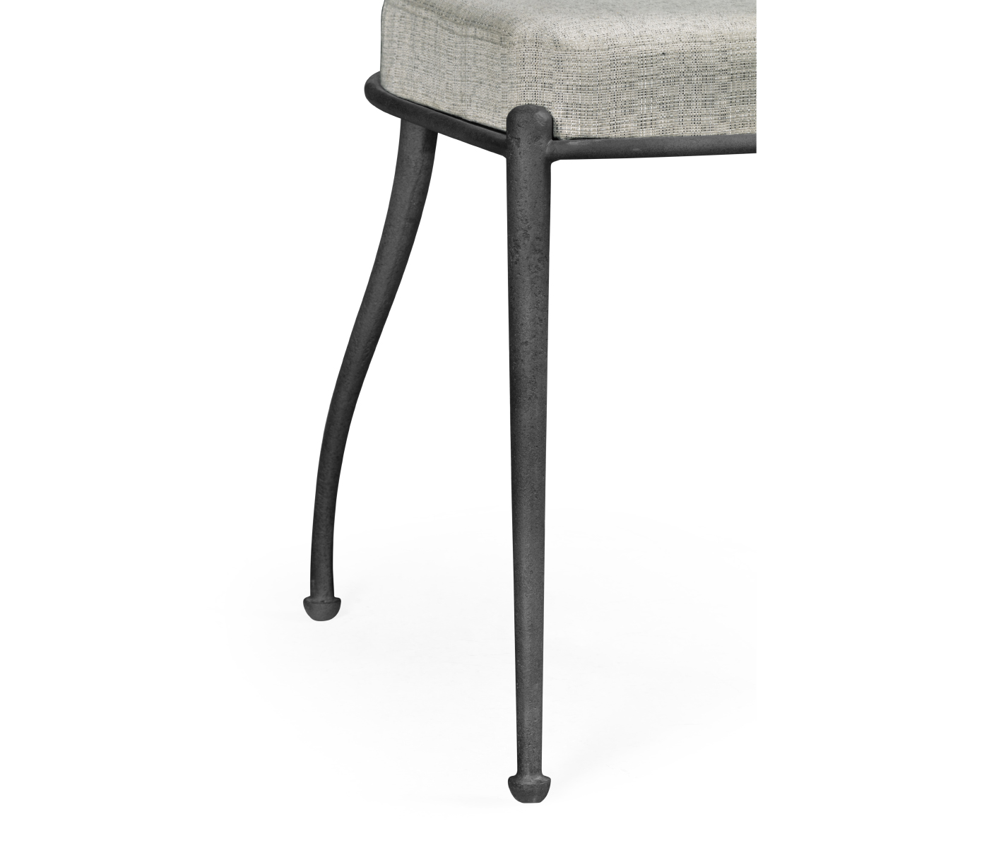 Circle Back Grey & Iron Dining Side Chair