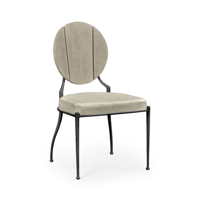 Circle Back Navajo Sand & Iron Dining Side Chair