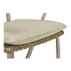 Smokers Style Navajo Sand & Rattan Bar Stool with Cushion