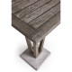 Square Grey Bar Table with a Terrazzo Base 26