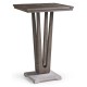 Square Grey Bar Table with a Terrazzo Base 26