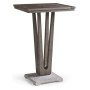 Square Grey Bar Table with a Terrazzo Base 26
