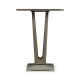 Square Grey Counter Table with a Terrazzo Base 26
