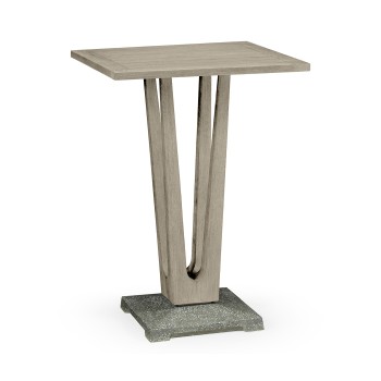 Square Navajo Sand Counter Table with a Terrazzo Base 26