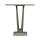 Square Grey Counter Table with a Terrazzo Base 32