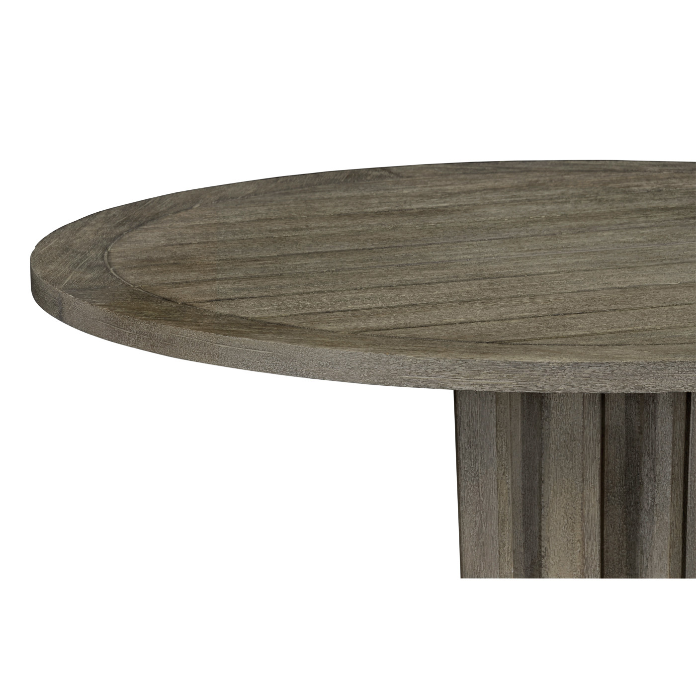 Round Grey Bar Table with a Terrazzo Base 36