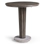Round Grey Bar Table with a Terrazzo Base 36
