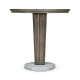 Round Grey Counter Table with a Terrazzo Base 36
