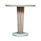 Round Navajo Sand Counter Table with a Terrazzo Base 36