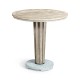 Round Navajo Sand Counter Table with a Terrazzo Base 36