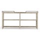 Rectangular Navajo Sand & Brass Sideboard with Removable Tray