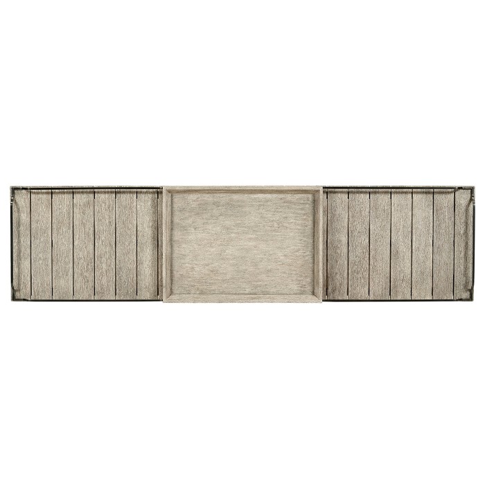 Rectangular Navajo Sand & Brass Sideboard with Removable Tray