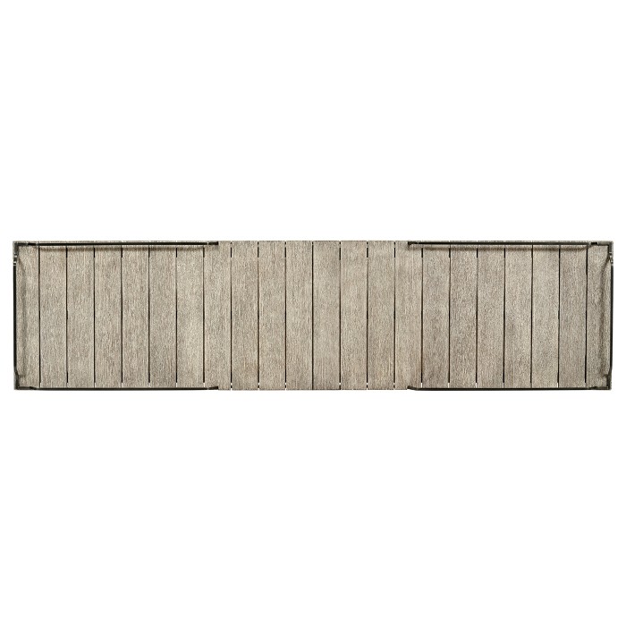 Rectangular Navajo Sand & Brass Sideboard with Removable Tray