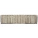 Rectangular Navajo Sand & Brass Sideboard with Removable Tray
