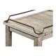 Rectangular Navajo Sand & Brass Sideboard with Removable Tray