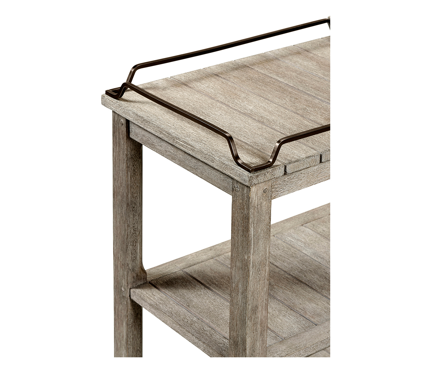 Rectangular Navajo Sand & Brass Sideboard with Removable Tray